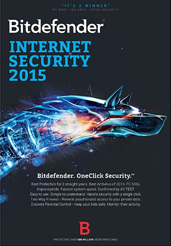 Bitdefender Internet Security 2015 1 PC 1 Year