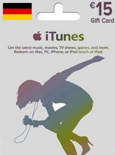 iTunes u20ac15 Gift Card DE