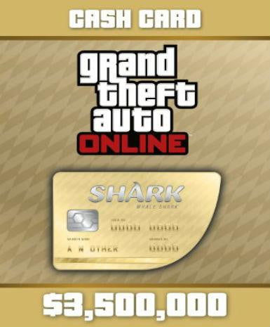 Grand Theft Auto V GTA: Whale Shark Cash Card